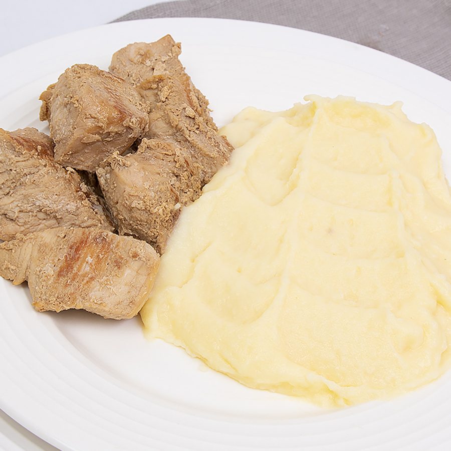 Шашлычок с картофельным  пюре
