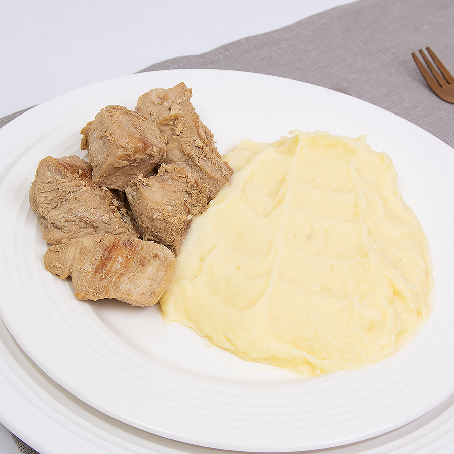 Шашлычок с картофельным  пюре