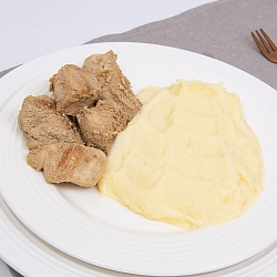 Шашлычок с картофельным  пюре